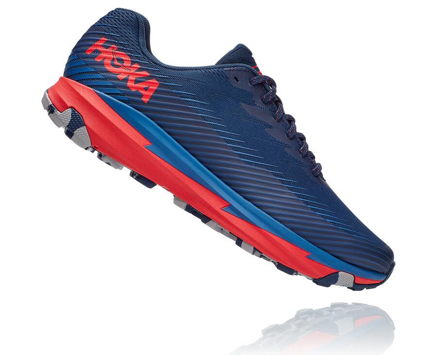 Zapatillas Trail Hoka One One Hombre - Torrent 2 - Azul Marino - JPW735290